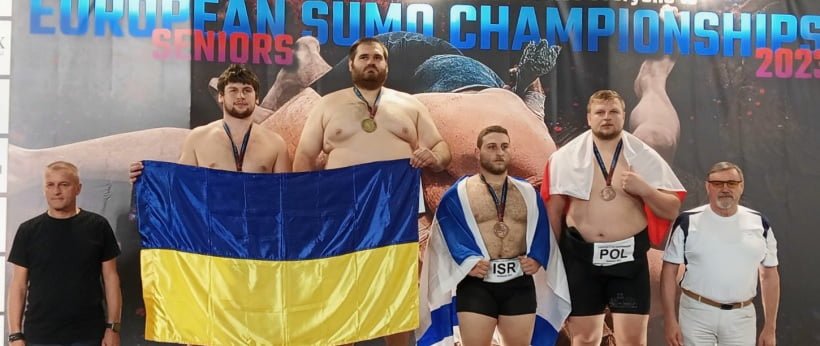 5 медалей на чемпіонаті Європи в Польщі вибороли сумоїсти Донеччини