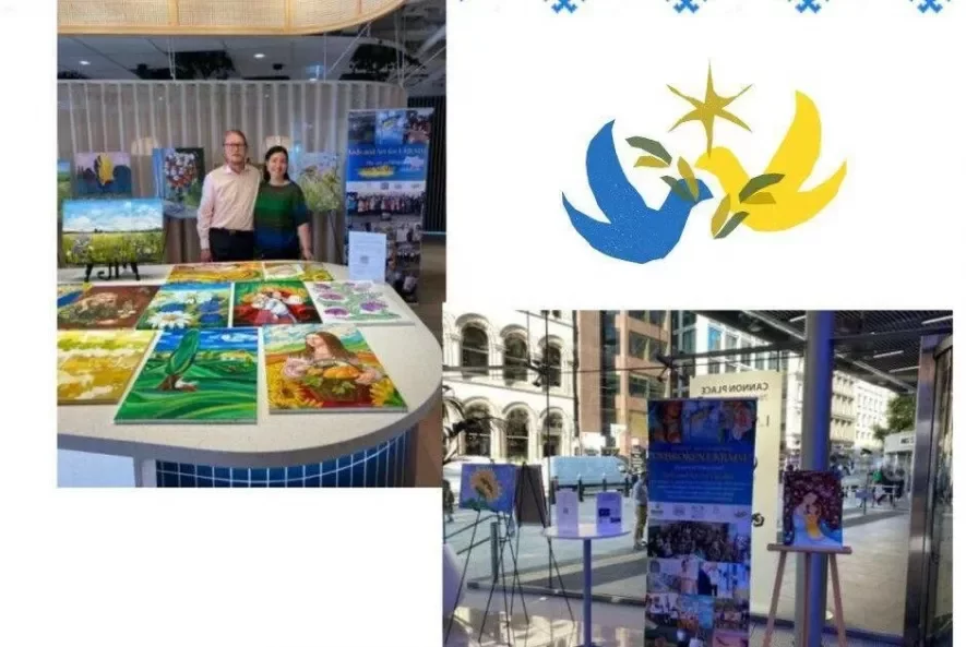 Задля підтримки дітей в Україні успішно продають за кордоном картини юних митців з Донеччини