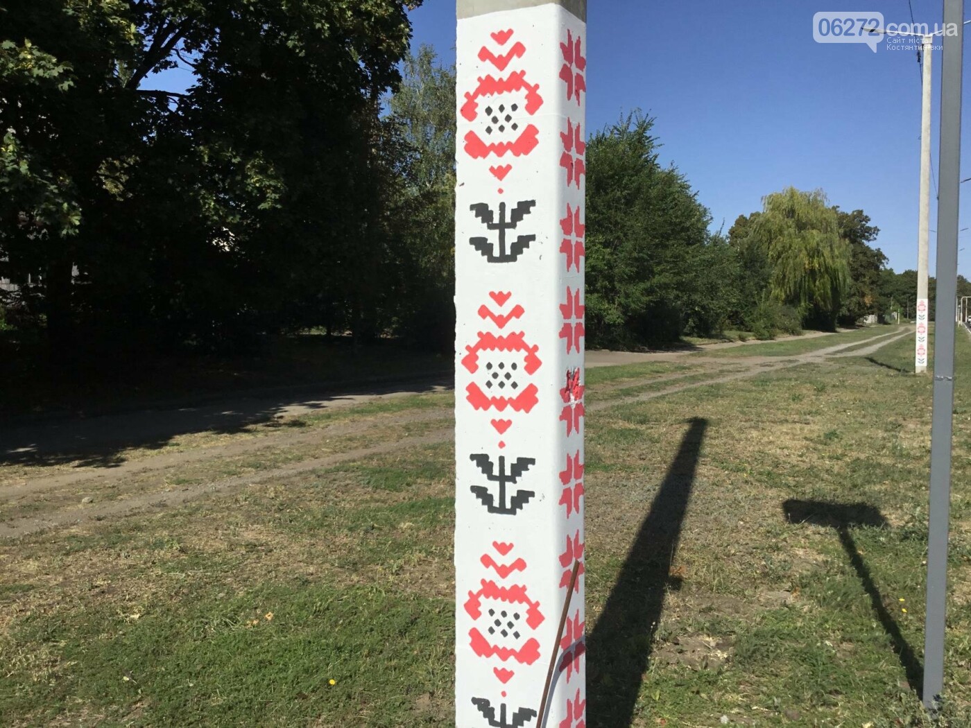 Проспект Ломоносова у Костянтинівці прикрасили візерунками, фото-3 Проспект Ломоносова у Костянтинівці прикрасили візерунками, фото-3