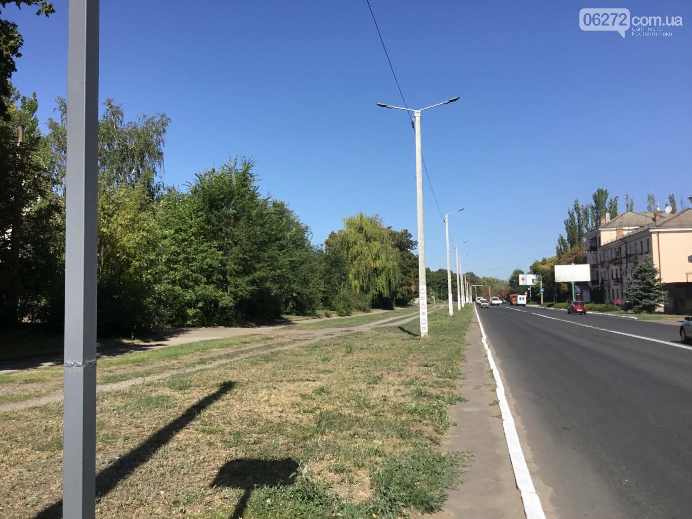 Проспект Ломоносова у Костянтинівці прикрасили візерунками, фото-1 Проспект Ломоносова у Костянтинівці прикрасили візерунками, фото-1