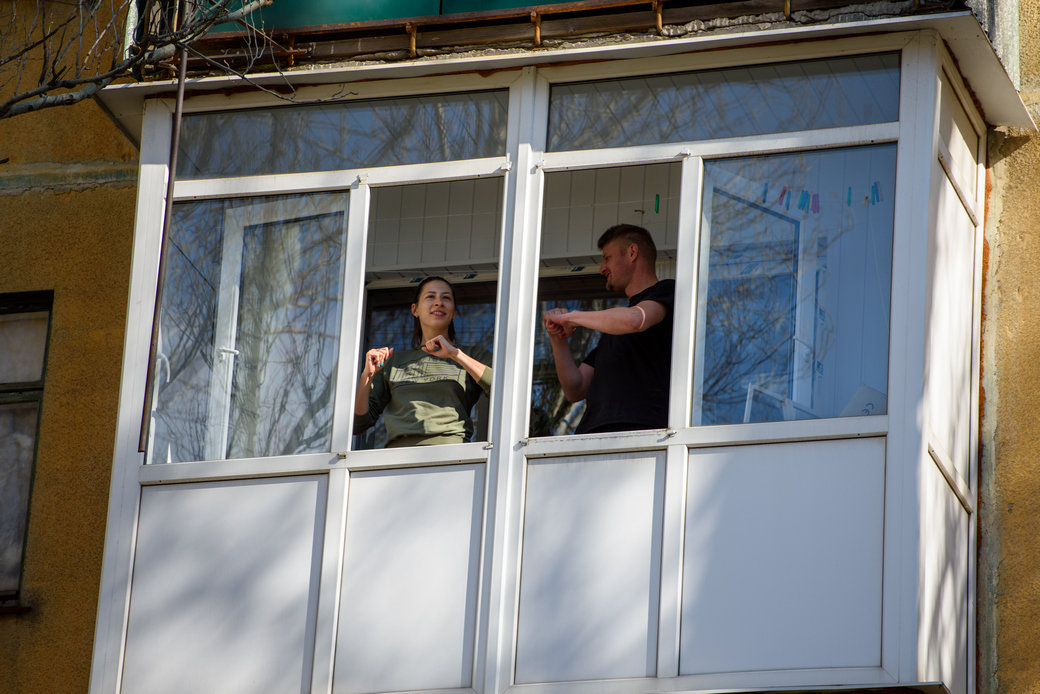 «Донбасс» провел утреннюю зарядку для жителей Константиновки , фото-1 «Донбасс» провел утреннюю зарядку для жителей Константиновки , фото-1