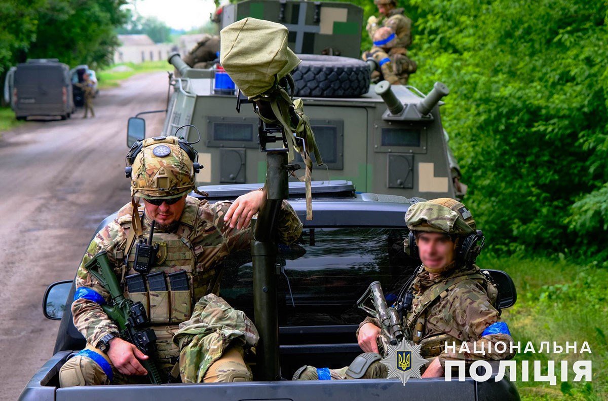 Спеціальні навчання щодо відновлення правопорядку на Донеччині відпрацювала поліція